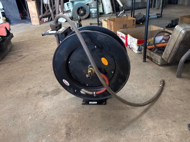 Image for Retractable hose reel with hose