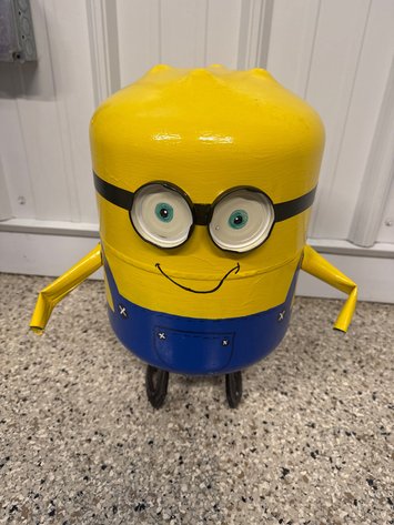 Image for D1. Custom made decorative Minion ornamental lawn art