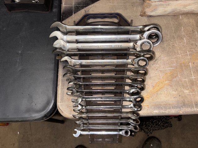 Image for Gearwrench metric wrenches set