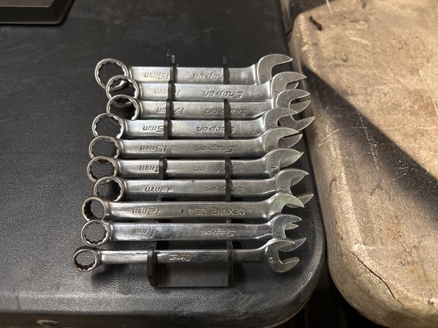 Image for (1) Snap-On  metric wrench set of (10)