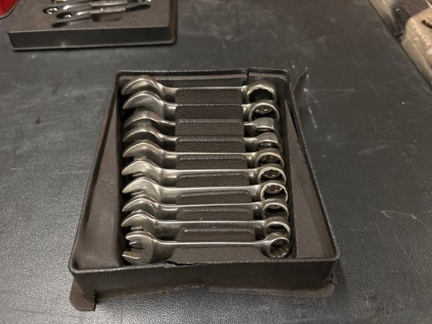 Image for (1) Snap-On mini metric wrench set of (10)