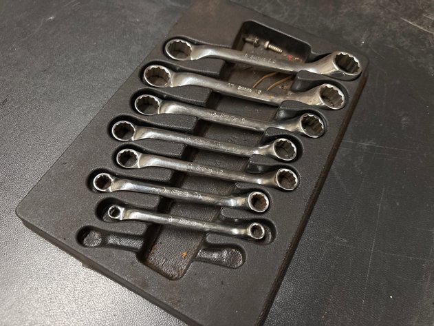 Image for (1) Snap-On metric wrenches set of (7)