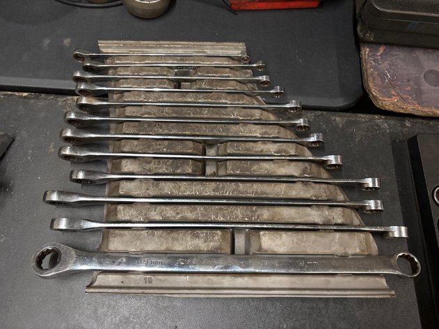 Image for (1) Gearwrench (11)pc metric ratcheting wrench set of