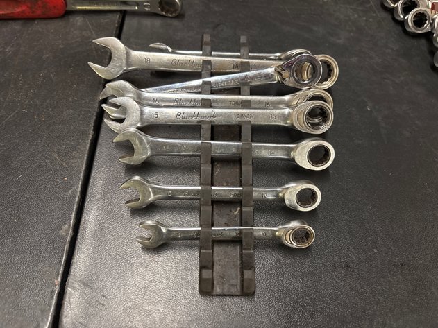 Image for (1) BlackHawk tools (8) pc ratcheting wrench set