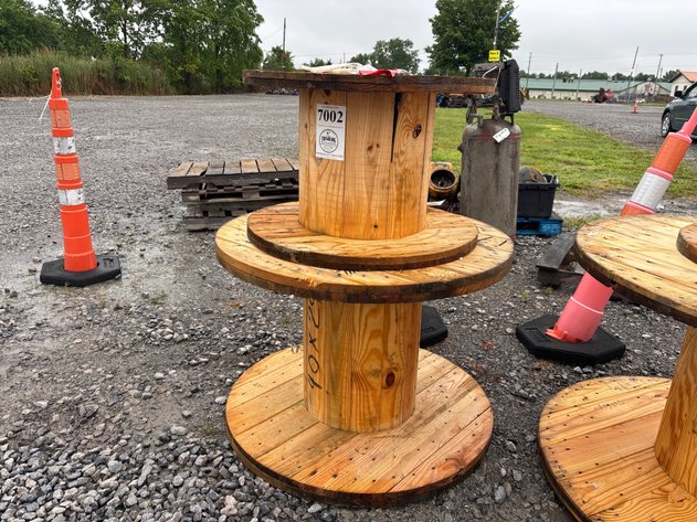 Image for D4b. (2) wooden spools