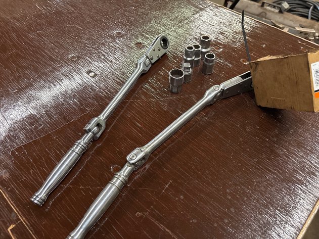 Image for (2) Snap-On articulating ratchet and sockets