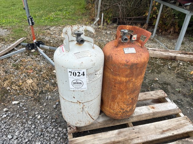 Image for D1. (2) propane tanks