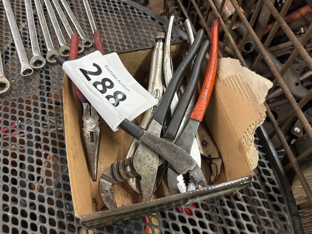 Image for (7) assorted vise grips and pliers