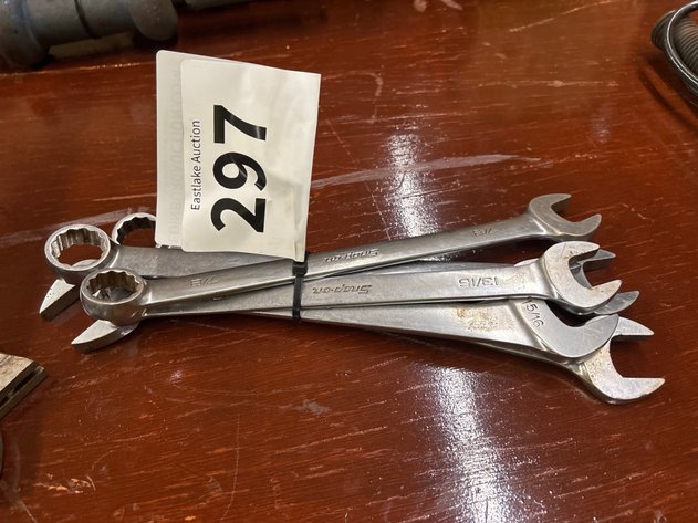 Image for (5) Snap-on SAE Combination Wrenches