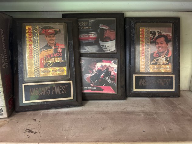 Image for NASCAR Driver Trading Card Display Plaques (3)