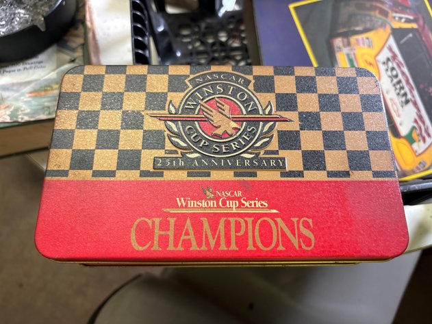Image for Nascar winston cup 25th anniversary match books in tin