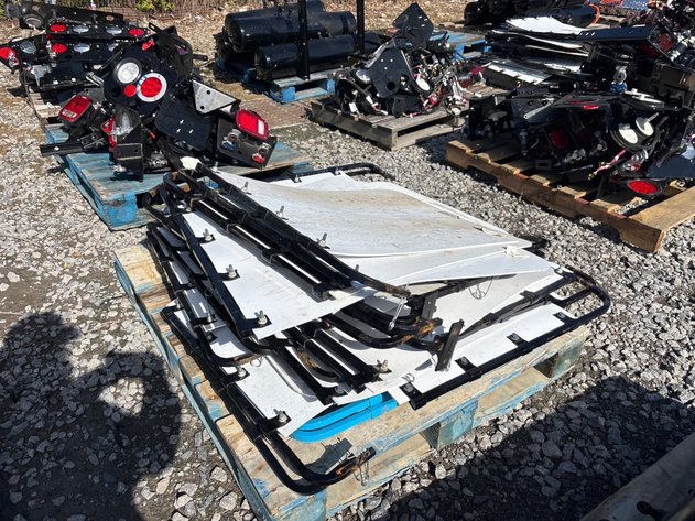 Image for D1g. Pallet of truck mud flaps