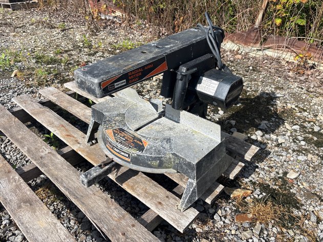 Image for D1. Radial arm miter saw