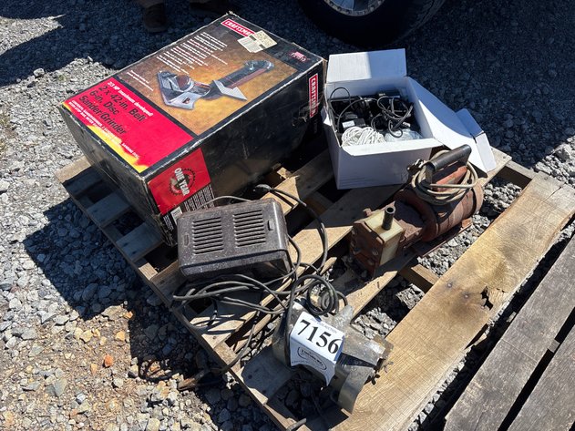 Image for D1. Electric sharpener, cameras, sander, battery charger and pump