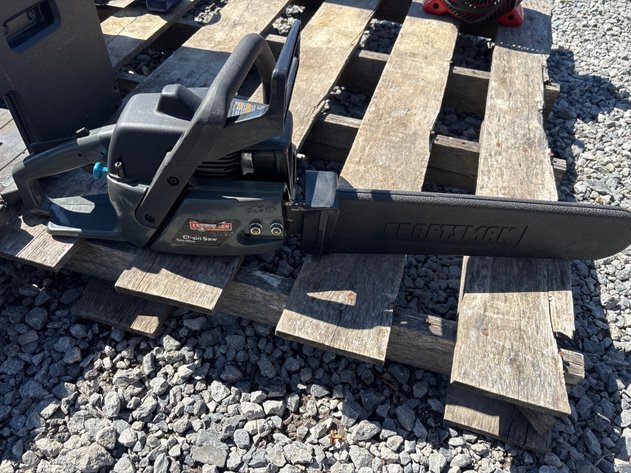 Image for D1. Craftsman Chainsaw in case