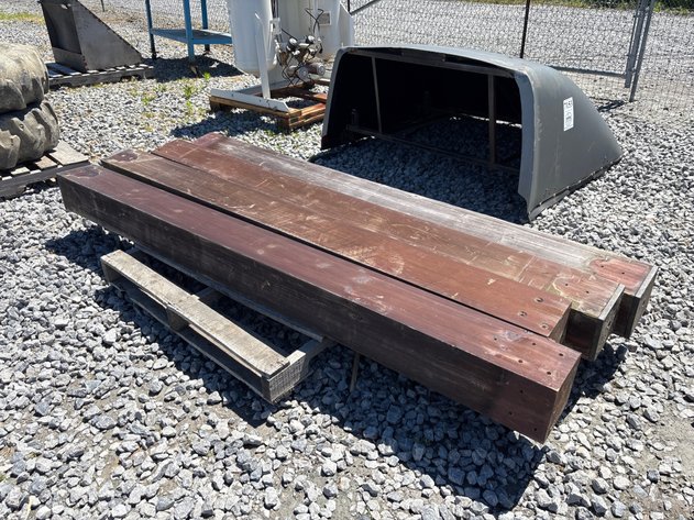 Image for E1. (4) 90” Wood beams