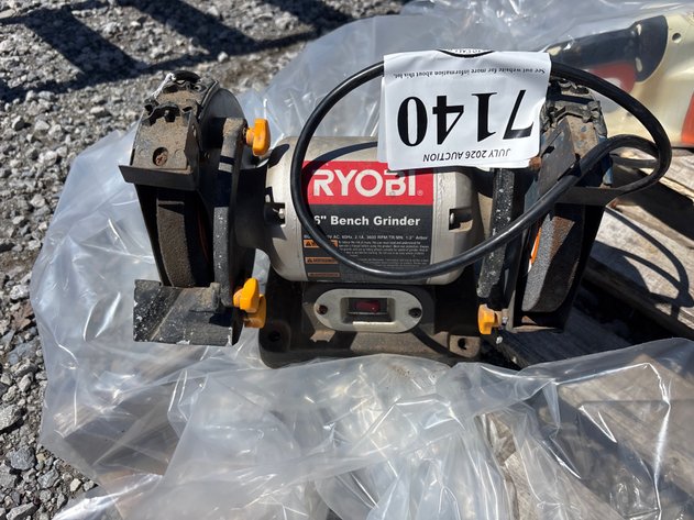 Image for D1. Ryobi 6” bench grinder