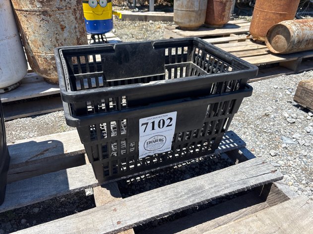 Image for D1. (2) plastic shopping baskets