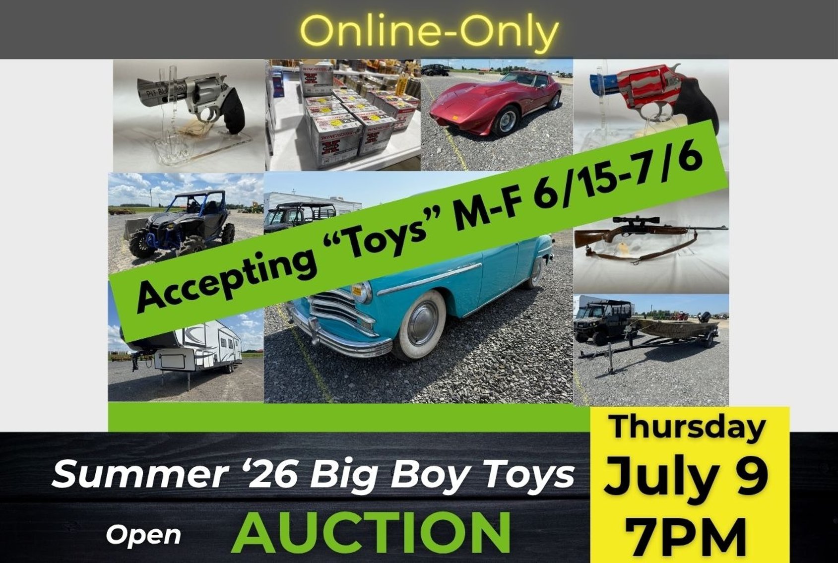 Image for Summer '26 Big Boy Toys Auction