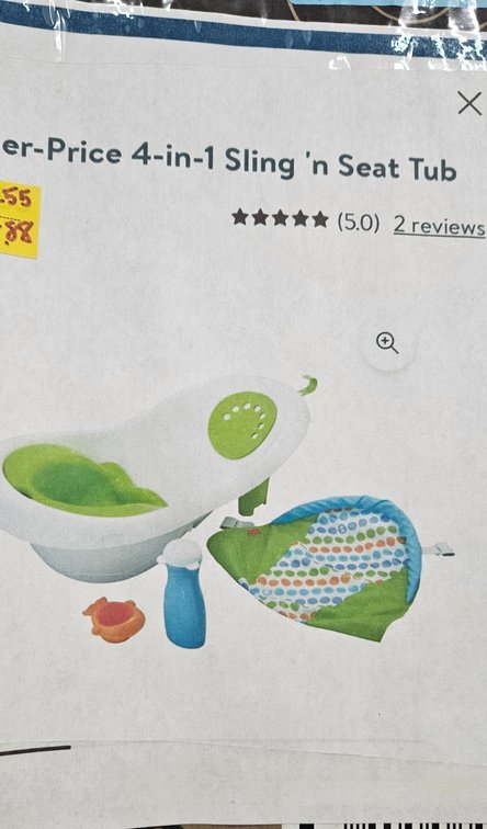 Fisher-Price 4-in-1 Sling 'n Seat Tub