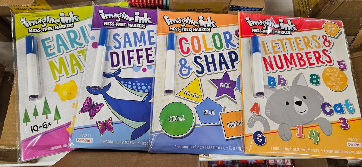 Bendon Imagine Ink Mess-Free Marker Activity Packs