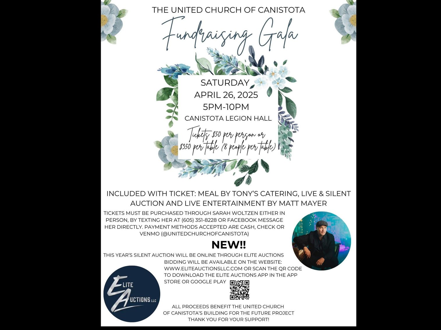 Image for The United Church of Canistota Fundraising Gala