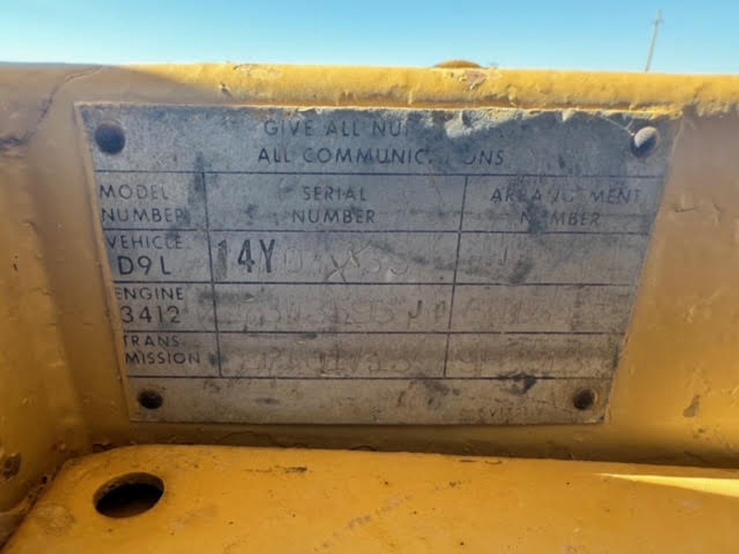 Image for 1982 Caterpillar D9L