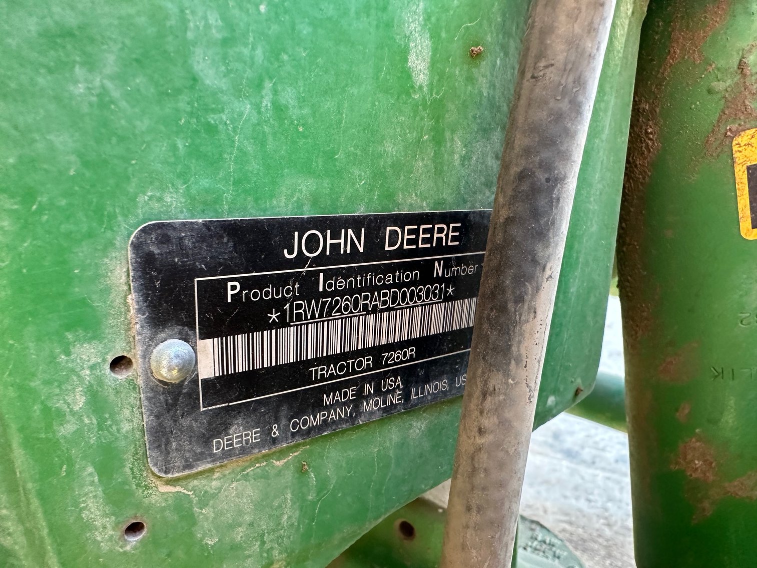 Image for 2011 John Deere 7260R