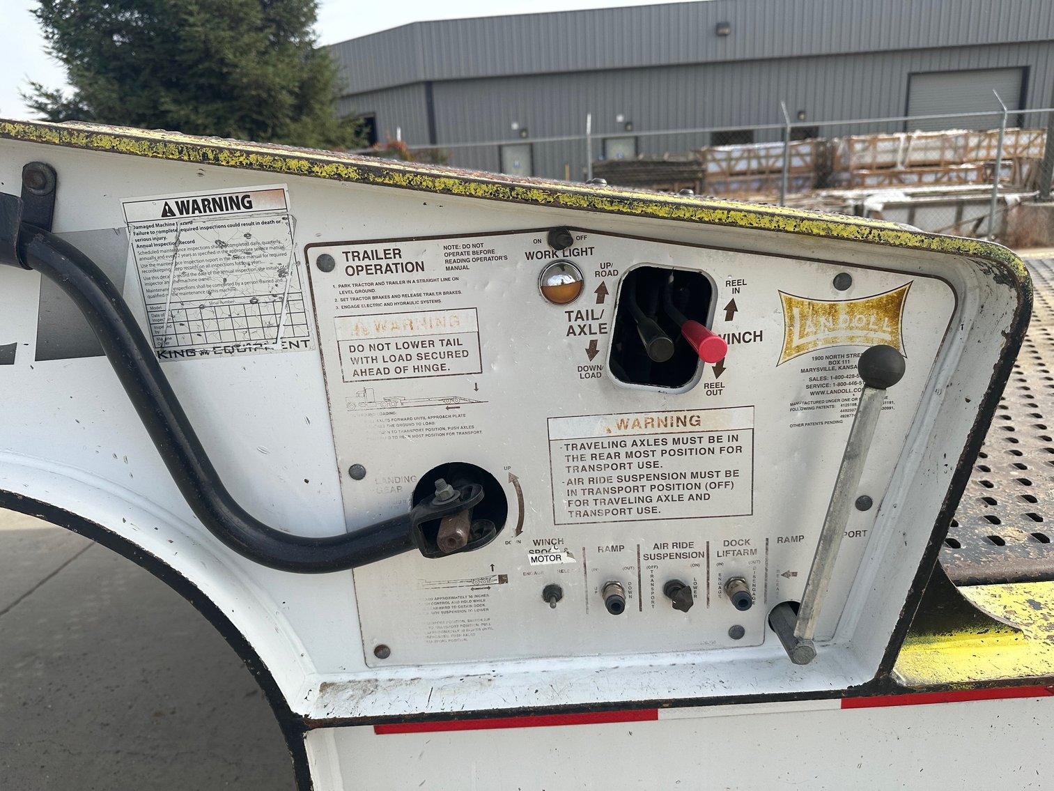 Image for 2014 Landoll Slide Axle Equipment Trailer