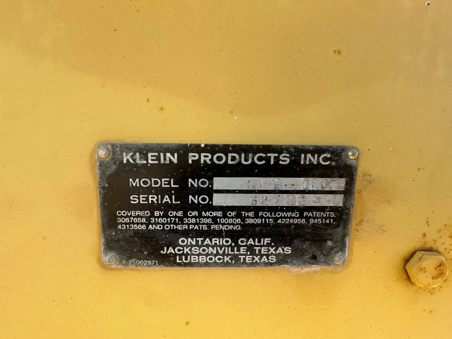 Image for Klein KPT 120 Water Tower