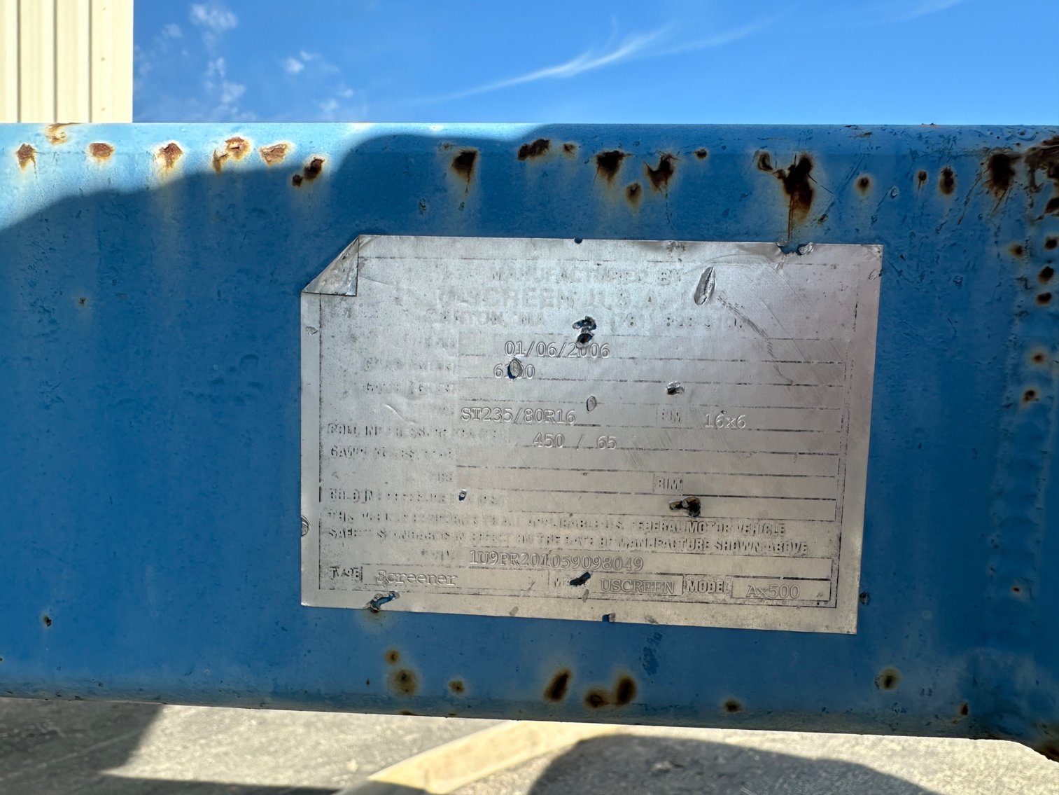 Image for 2006 U Screen AX500