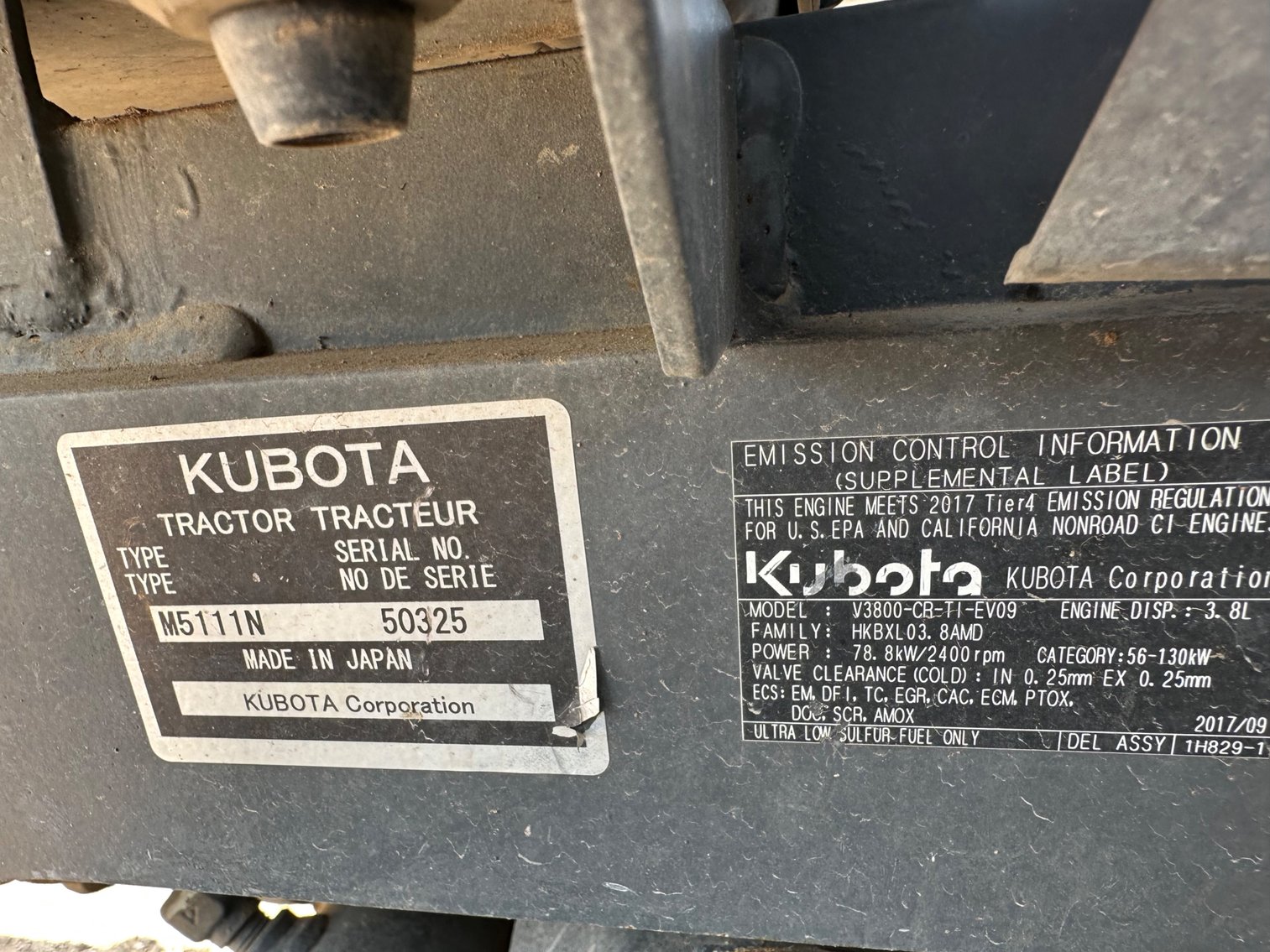 Image for 2018 Kubota M5-111 4wd Tractor