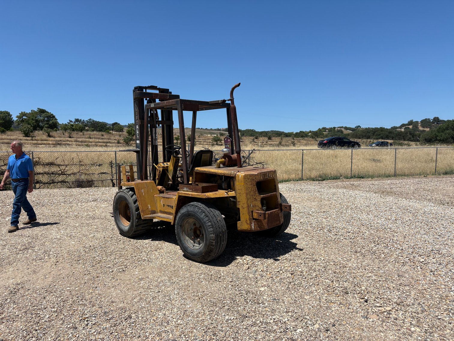 Image for Liftall L50 5000 lb Forklift•5,187 Hours Canopy, 48 in Forks, Side Shift, 12-16.5 Rears, 14-17.5 Fronts
