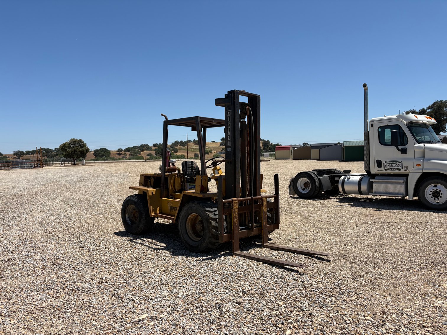 Image for Liftall L50 5000 lb Forklift•5,187 Hours Canopy, 48 in Forks, Side Shift, 12-16.5 Rears, 14-17.5 Fronts