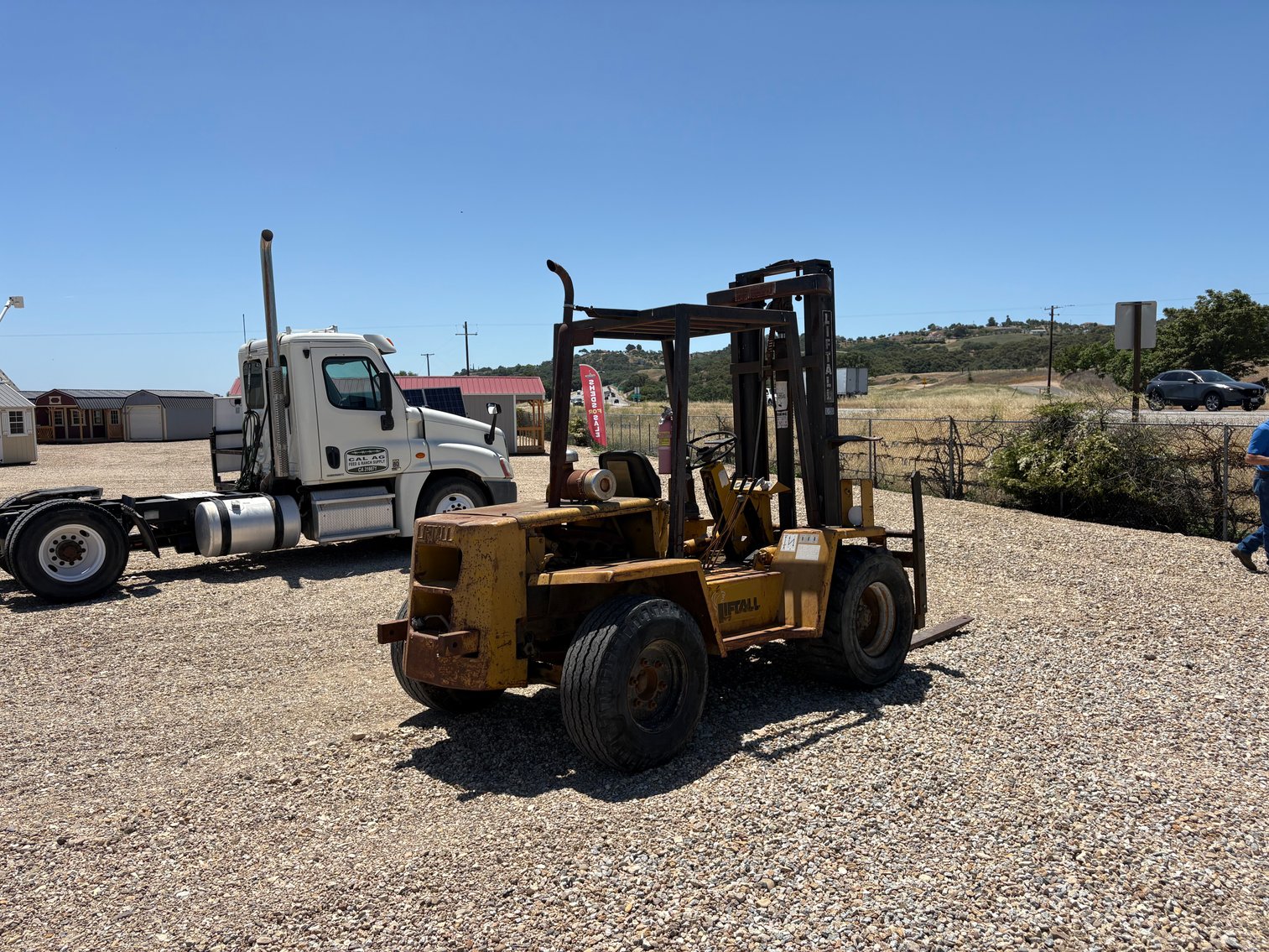 Image for Liftall L50 5000 lb Forklift•5,187 Hours Canopy, 48 in Forks, Side Shift, 12-16.5 Rears, 14-17.5 Fronts