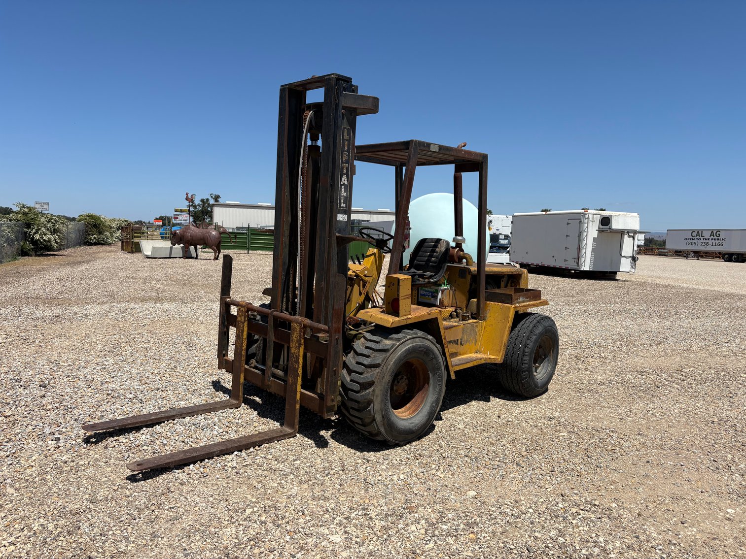 Image for Liftall L50 5000 lb Forklift•5,187 Hours Canopy, 48 in Forks, Side Shift, 12-16.5 Rears, 14-17.5 Fronts
