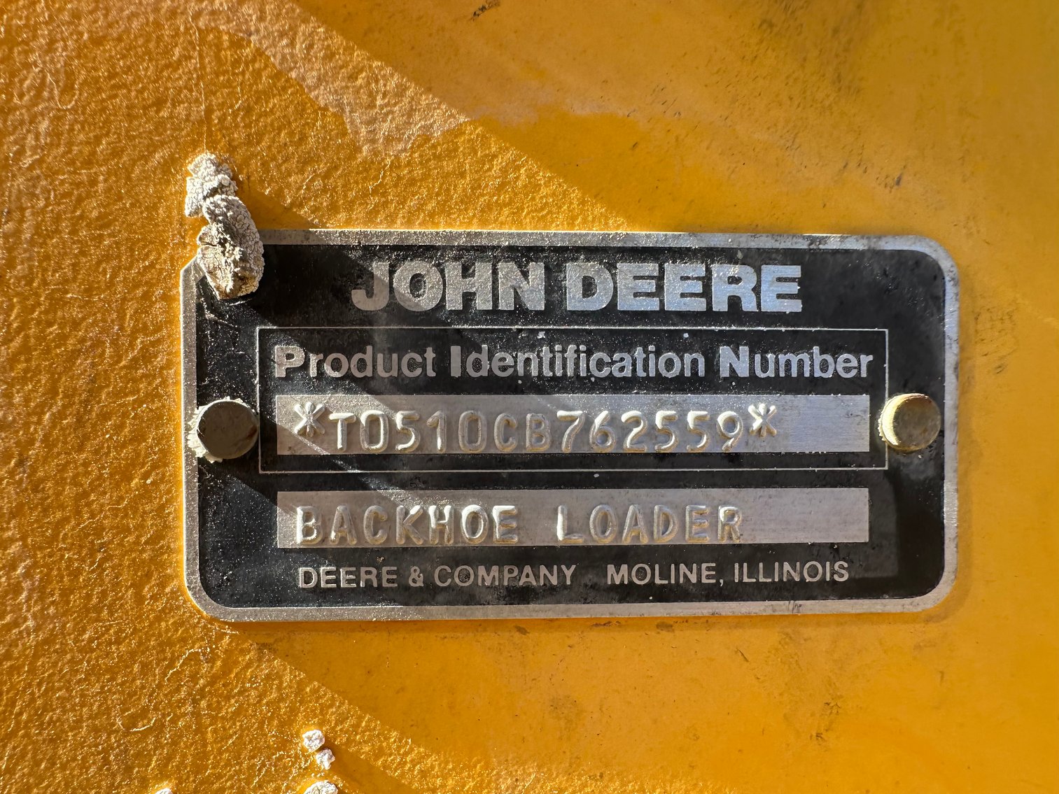 Image for John Deere 510C Backhoe