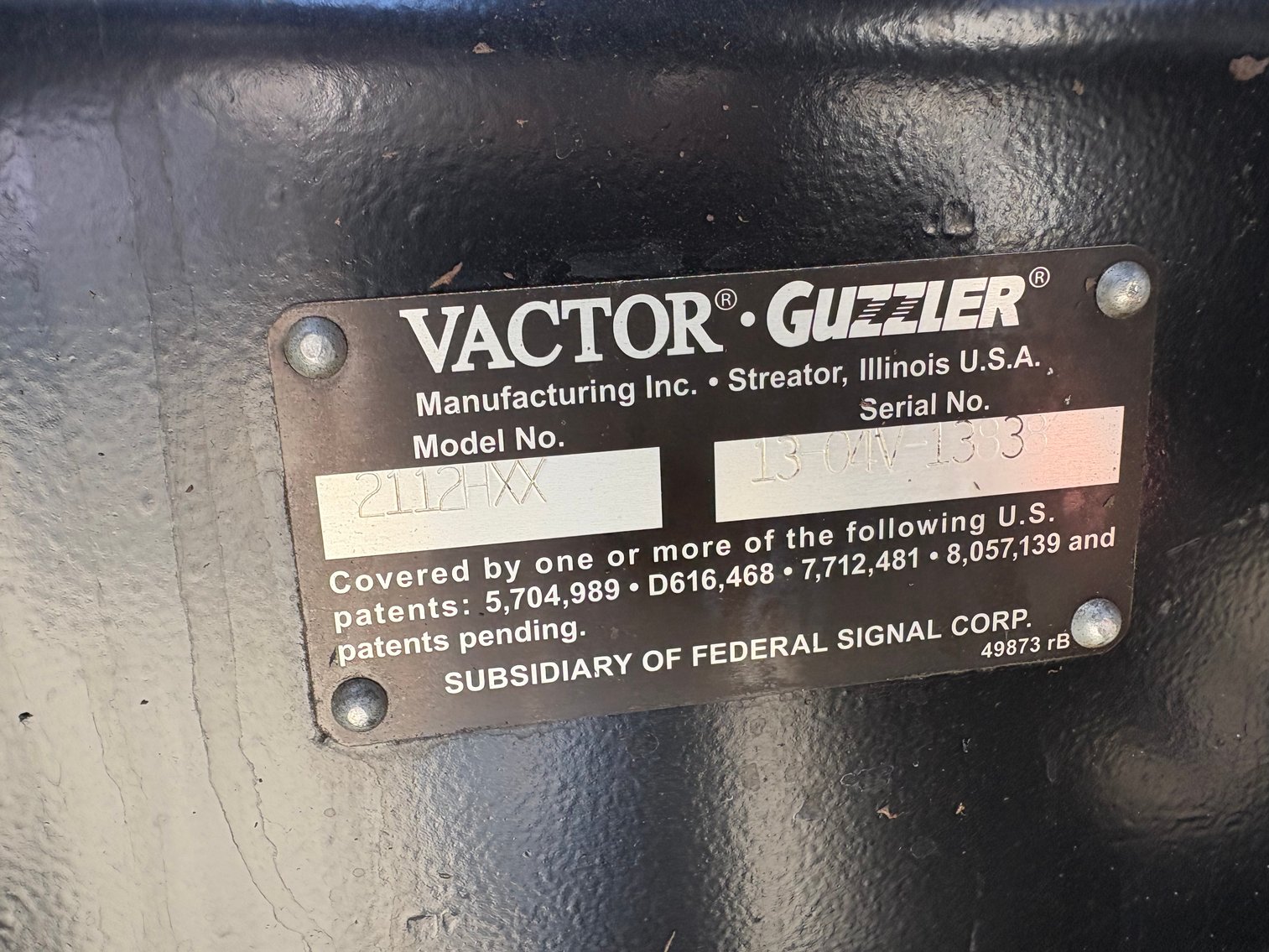 Image for 2013 International 7600 SBA Vac Truck