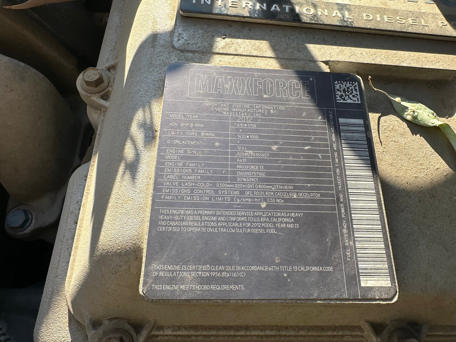 Image for 2013 International 8600 T/A Dump Truck