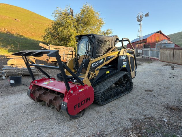 Image for ASV RT120 with Fecon Masticating Head