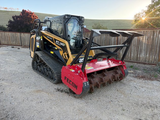 Image for ASV RT120 with Fecon Masticating Head