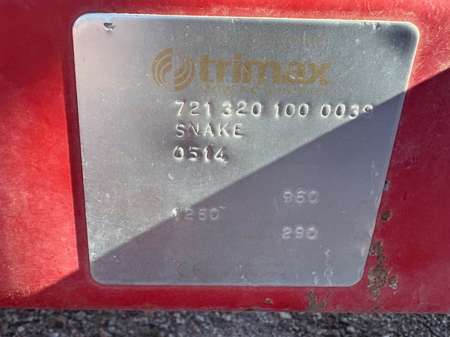 Image for Trimax Snake S5 Fold Up Mower