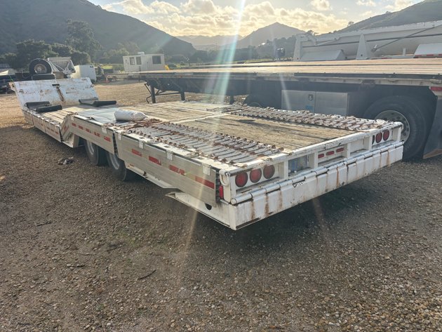Image for Wilson Drop Deck Trailer with hydraulic tail and winch