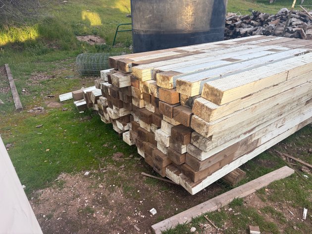 Image for 4” x 6”x 8’ -100 pressure treated posts $500