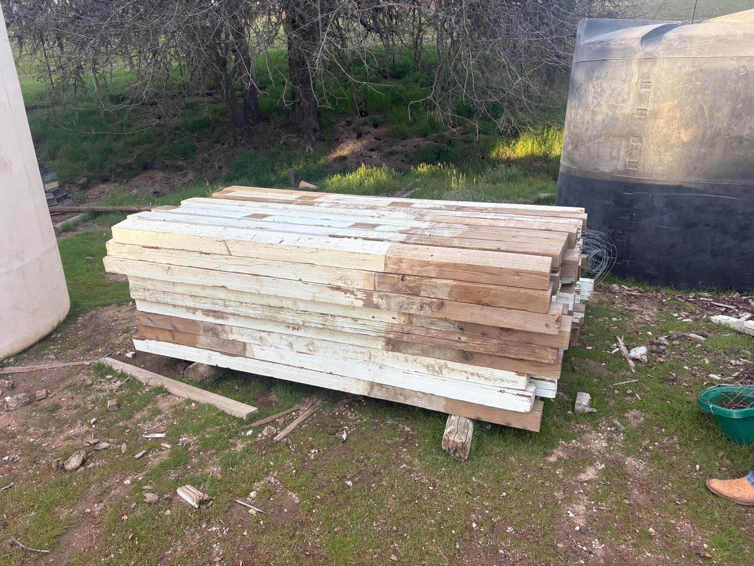 Image for 4” x 6”x 8’ -100 pressure treated posts $500