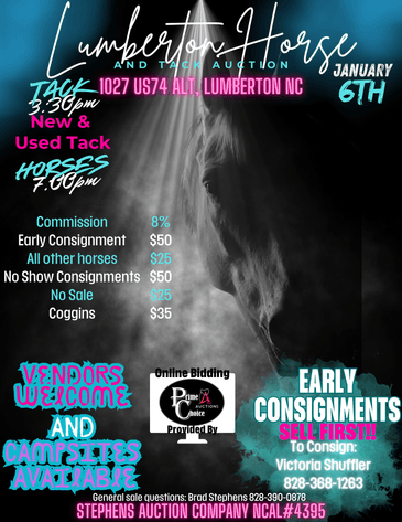 Image for Lumberton Horse and Tack Auction Jan 2025