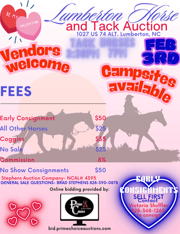 Image for Lumberton Horse and Tack Auction Feb 2025