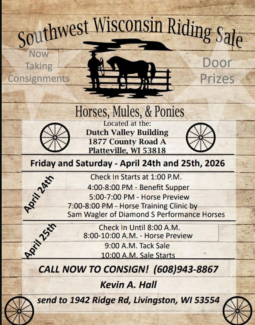 Image for Southwest Wisconsin Riding Horse Sale