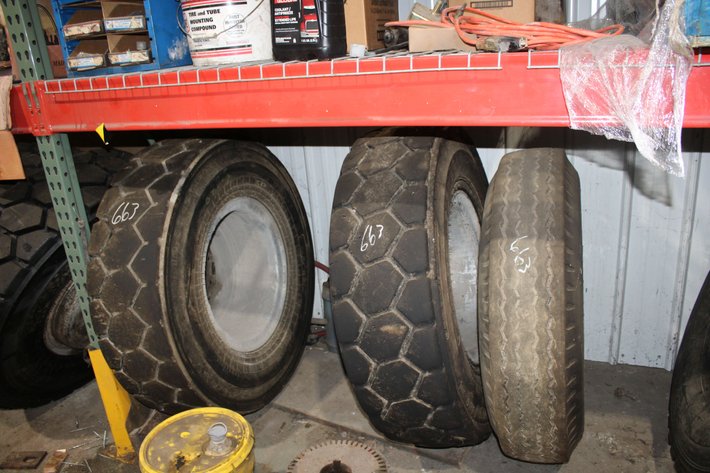 Image for (7) Used Forklift Tire