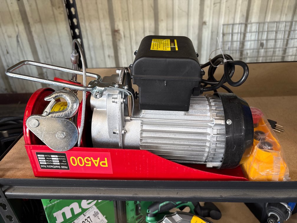 Unused PA500 Electric Hoist, 1100lb Cap